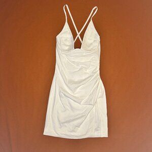BABY BOO Aura WHITE Mini Dress WOMENS M